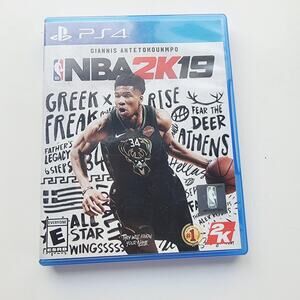 NBA 2K19 Sony PlayStation 4 PS4 Basketball Game 2K Sports E NTSC-U/C 2018